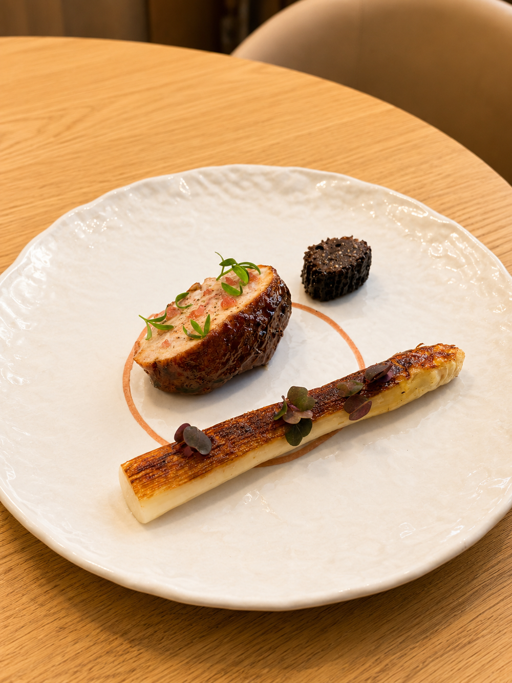 Tasting menu and pairings (5 glasses)